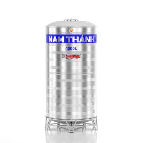 Bồn Nước Inox 4000 Lít Đứng Nam Thành