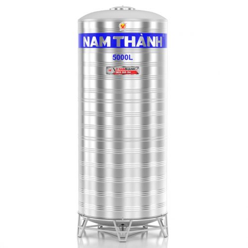 Bồn Nước Inox 5000 Lít Đứng Nam Thành